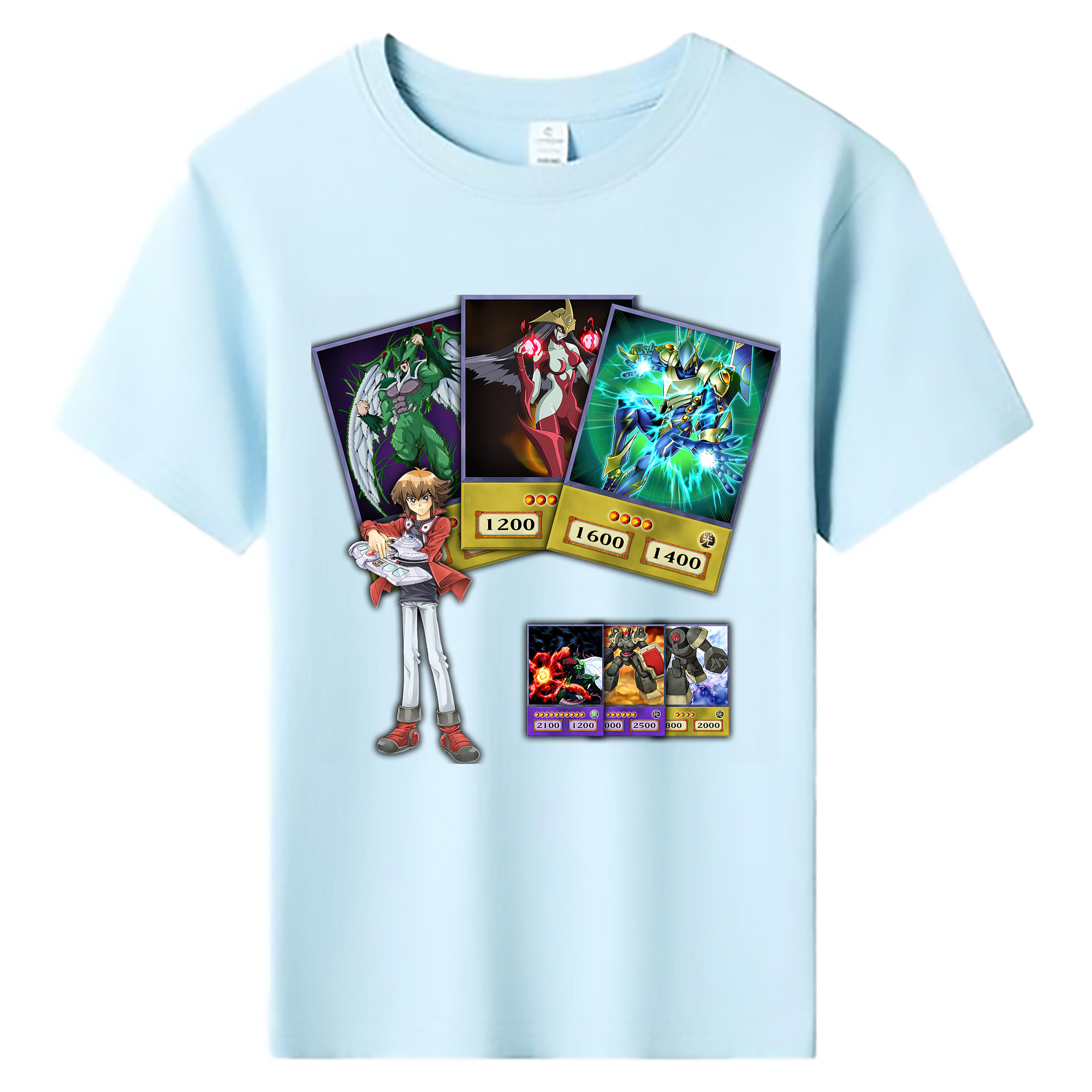 （画像用） 遊☆戯☆王 Yu-Gi-Oh! 綿100％キッズTシャツ（フロントプリント）